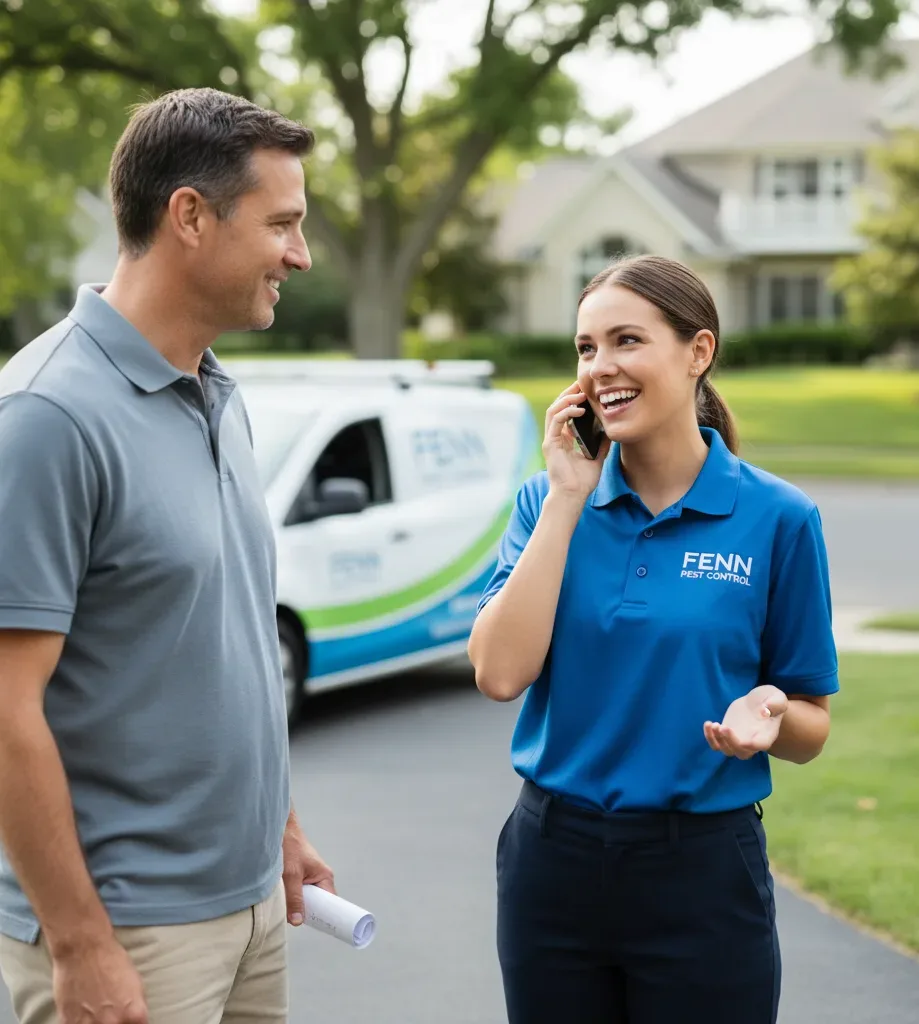 Fenn Pest Control customer support in Huron